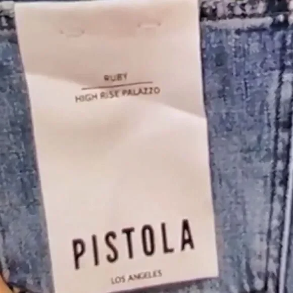 NEW 30 REVOLVE PISTOLA HR RUBY HIGH RISE PALAZZO JEANS NWT